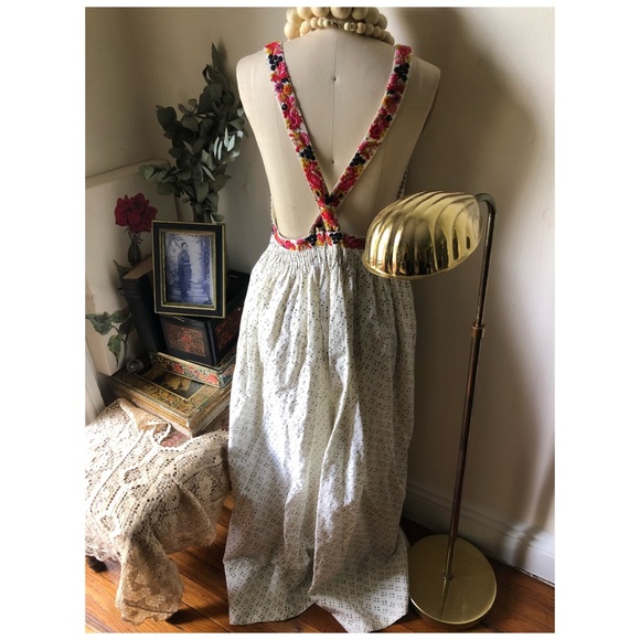 Ulla Johnson
Women's White Razi Embroidered Printed Linen Cotton-blend Jumpsuit - Picture 15 of 16